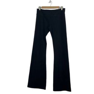 Lorna Jane Black Flared Full-Length Leggings